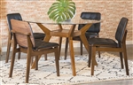 Paxton 5 Piece Dining Set in Nutmeg Finish by Coaster - 122180-S5K