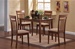 5 Piece Dining Set in Walnut Finish by Coaster - 150430