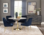 Kella 5 Piece Dining Set in Gold Finish by Scott Living - 192061