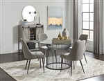 Granvia 5 Piece Dining Set in Gunmetal Finish by Coaster - 193511