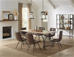 Altus 5 Piece Dining Set in Natural Oak Finish by Coaster - 193531