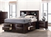 Phoenix Storage Bookcase Bed in Rich Deep Cappuccino Finish by Coaster - 200409Q