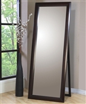 Phoenix Standing Floor Mirror in Rich Deep Cappuccino Finish by Coaster - 200417