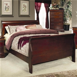 Louis Philippe Bed in Cherry Finish by Coaster - 200431Q