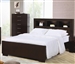 Jessica Bookcase Bed in Cappuccino Finish by Coaster - 200719Q