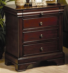 Versailles Nightstand in Deep Mahogany Finish by Coaster - 201482