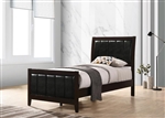 Carlton 4 Piece Youth Bedroom Set in Cappuccino Finish by Coaster - 202091T