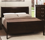 Louis Philippe Bed in Cappuccino Finish by Coaster - 202411Q