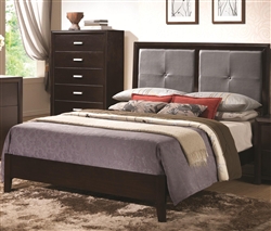 Andreas Bed in Cappuccino Finish by Coaster - 202471Q