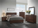 Edmonton 6 Piece Bedroom Set in Rustic Tobacco Finish by Coaster - 204351