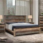 Sembene Bed in Antique Multicolor Finish by Coaster - 205091Q