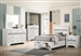 Miranda Storage Bed 4 Piece Youth Bedroom Set in White Finish by Coaster - 205111T