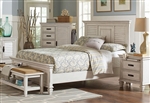 Franco Bed in Antique White Finish by Coaster - 205331Q