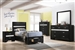 Miranda Storage Bed 4 Piece Youth Bedroom Set in Black Finish by Coaster - 206361T