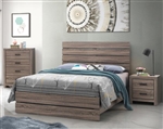 Brantford Bed in Barrel Oak Finish by Coaster - 207041Q