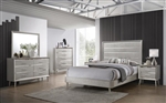 Ramon 6 Piece Bedroom Set in Metallic Sterling Finish by Coaster - 222701