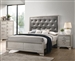 Salford Bed in Metallic Sterling Finish by Coaster - 222721Q