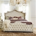 Antonella Upholstered Bed in Champagne Finish by Coaster - 223521Q