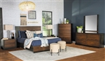 Azalia 6 Piece Bedroom Set in Black and Walnut Finish by Coaster - 224281