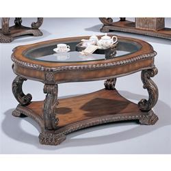 Antique Finish Coffee Table by Coaster - 3892