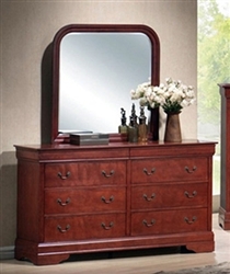 Louis Philippe Dresser in Cherry Finish by Coaster - 3983N