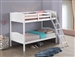 Littleton Twin Twin Bunk Bed in White Finish by Coaster - 405053WHT