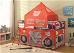 Twin Fire Engine Loft Bed by Coaster - 460330