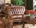 Victoria Loveseat in Tri Tone Leather by Coaster - 500682