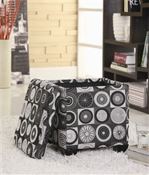 Rotundity Pattern Storage Ottoman by Coaster - 501081