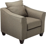 Salizar Chair in Grey Linen Like Fabric by Coaster - 506023