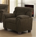 Clemintine Chair in Brown Chenille Upholstery by Coaster - 506573