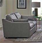 Grayson Loveseat in Grey Leather by Coaster - 506772