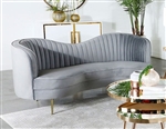 Sophia Loveseat in Grey Velvet by Coaster - 506865