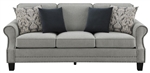 Sheldon Sofa in Grey Fabric Upholstery by Coaster - 506871