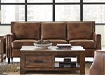 Leaton Sofa in Brown Sugar Leather by Coaster - 509441