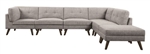 Churchill Build Your Own Modular Sectional in Grey Fabric by Coaster - 551301-BYO