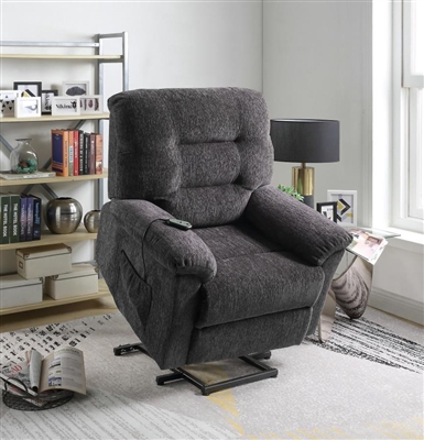 Recliner in Grey Performance Chenille Upholstery by Coaster - 601015