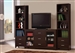 3 Piece Entertainment Center in Cappuccino Finish by Coaster - 700881-3