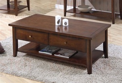 Occasional Coffee Table in Walnut Finish by Coaster - 700958