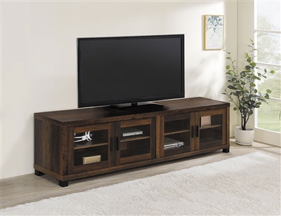 Dark Pine 79 Inch TV Console by Coaster - 736293