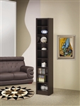 Bookcase in Cappuccino Finish by Coaster - 800285