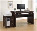 2 Piece Home Office Set in Oak Finish by Coaster - 800831