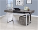 Whitman Writing Desk in Weathered Grey Finish by Coaster - 801897