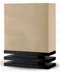 Set of Two Wood Base Table Lamps by Coaster - 900167