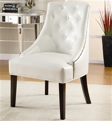 White Lounge Chair by Coaster - 900283