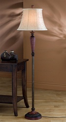 Mahogany Floor Lamp by Coaster - 901134