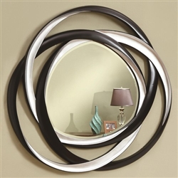 Two Toned Loop Wall Mirror by Coaster - 901734