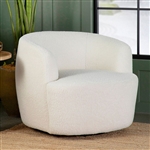 Sunny Natural Fabric Swivel Chair by Coaster - 905726