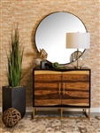 Accent Cabinet in Black and Walnut Finish by Coaster - 953447