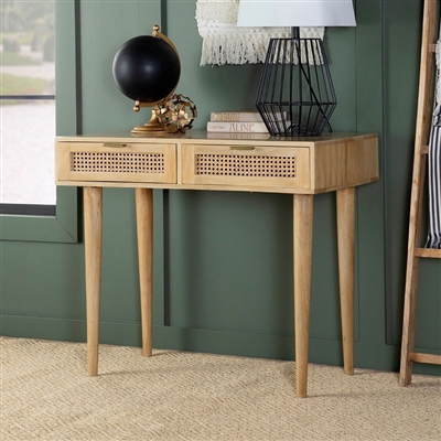 Writing Desk in Natural Finish by Coaster - 959575